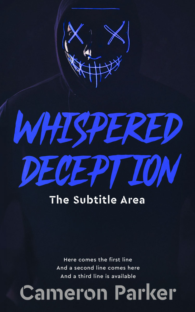 Front view of Mirage #16588 - Premade Mystery & Thriller & Suspense Book Cover