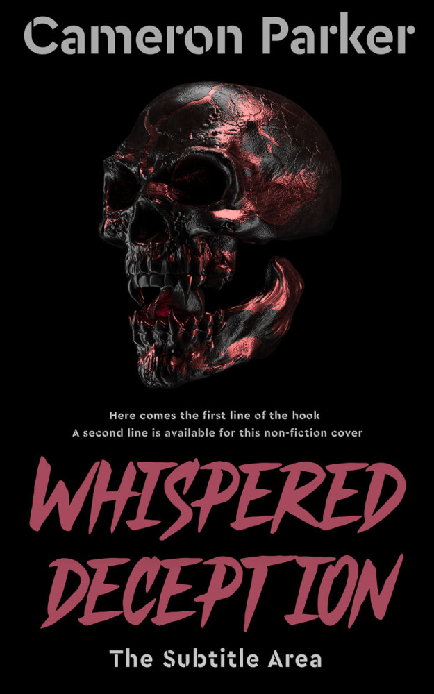 Front view of Coral Tree #16594 - Premade Horror Book Cover