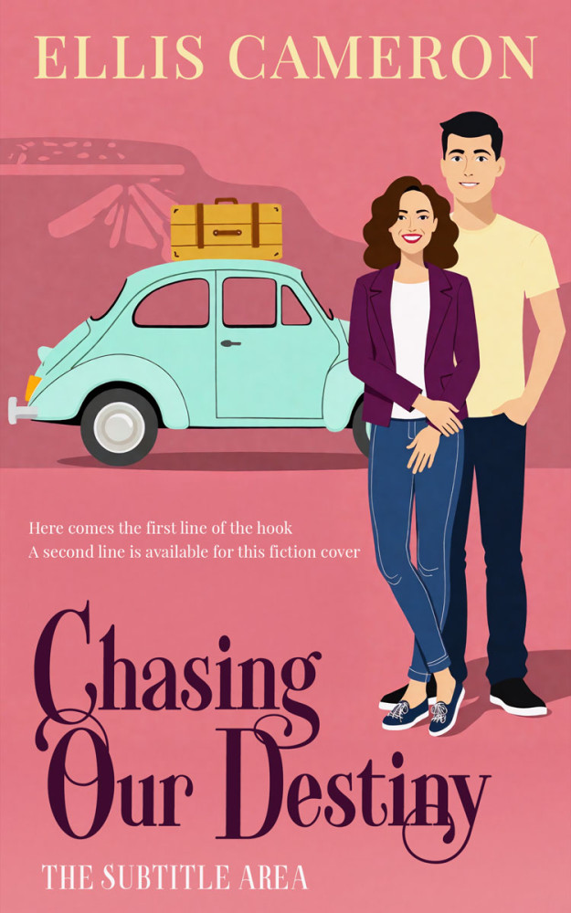 Front view of New York Pink #16618 - Premade Romance Book Cover