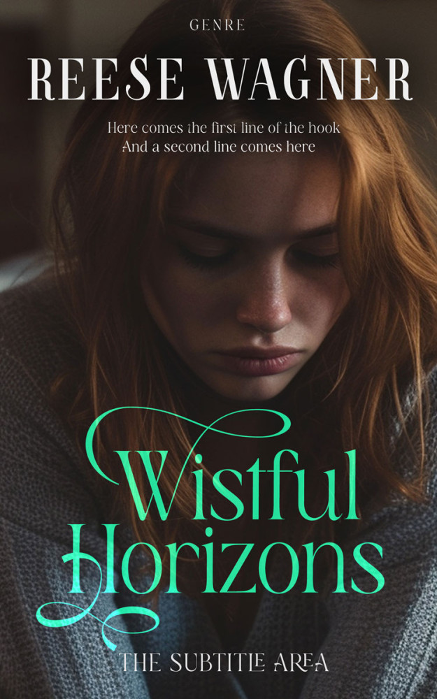 Front view of Cocoa Brown #16626 - Premade Literary Fiction Book Cover