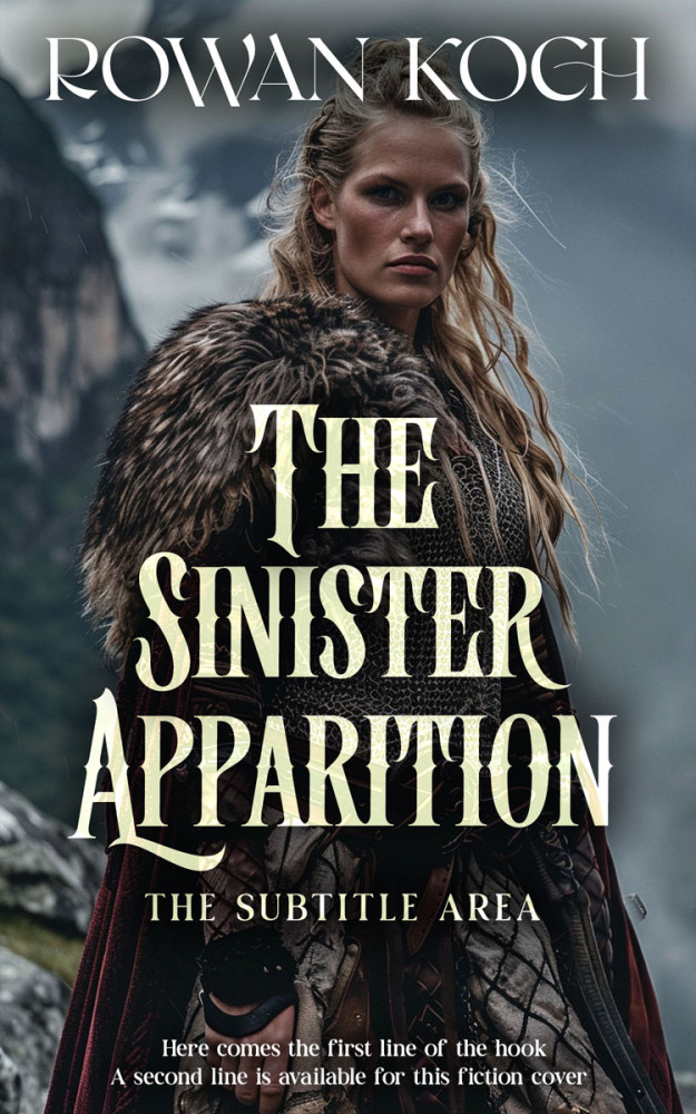 Front view of Outer Space #16651 - Premade Fantasy Book Cover