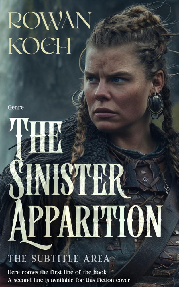 Front view of Outer Space #16654 - Premade Fantasy Book Cover