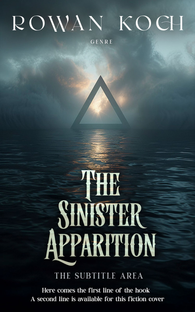 Front view of Mirage #16658 - Premade Horror Book Cover | BookCoverZone