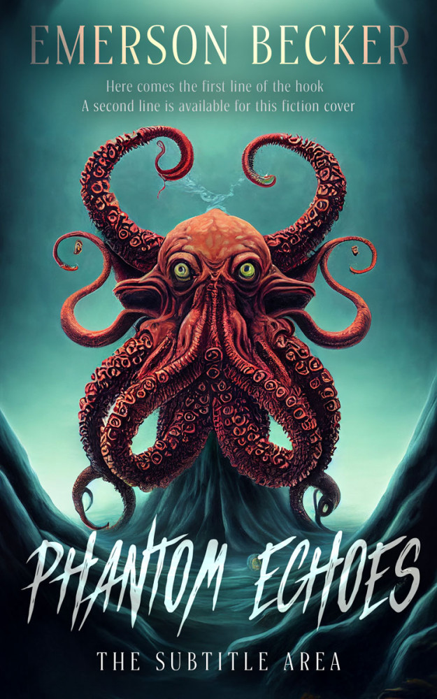 Front view of Ebony Clay #16672 - Premade Horror Book Cover