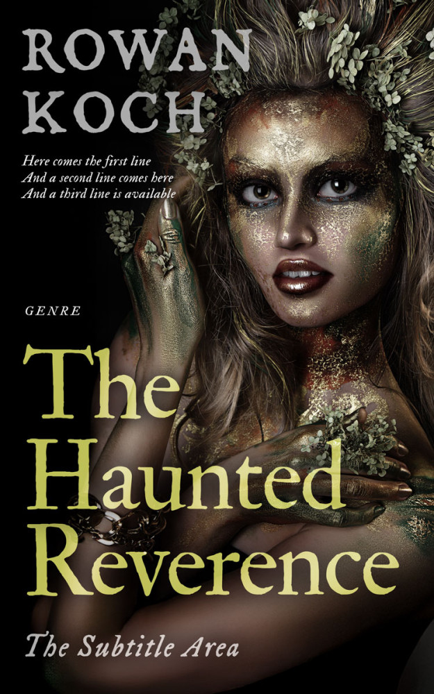 Front view of Zeus #16697 - Premade Fantasy Book Cover