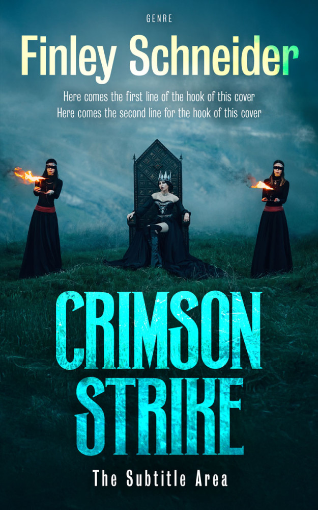 Front view of Bottle Green #16711 - Premade Mystery & Thriller & Suspense Book Cover