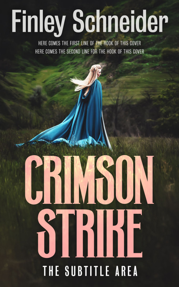 Front view of Log Cabin #16713 - Premade Fantasy Book Cover