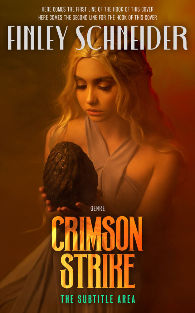 Front view of Brown Bramble #16720 - Premade Fantasy Book Cover