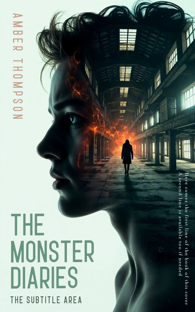 Front view of Outer Space #16736 - Premade Mystery & Thriller & Suspense Book Cover