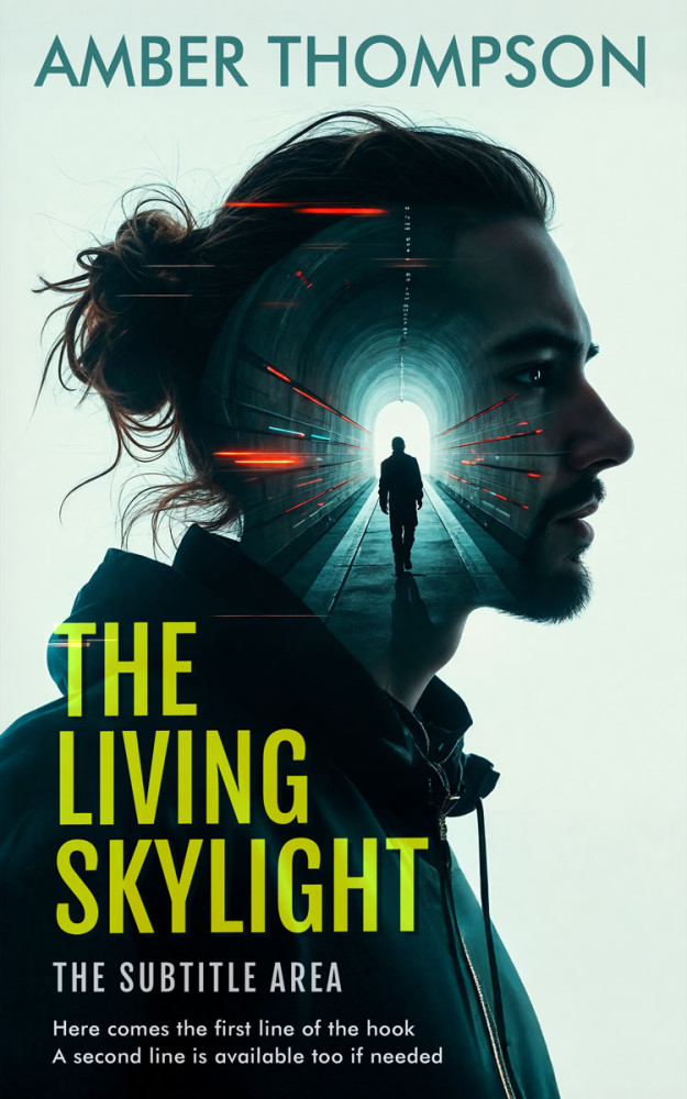 Front view of Black #16752 - Premade Mystery & Thriller & Suspense Book Cover