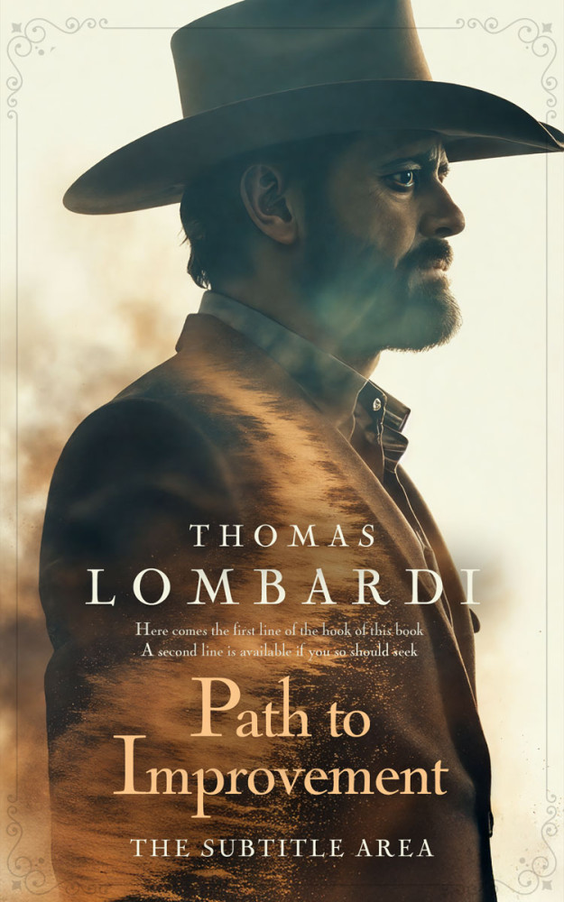 Front view of Aths Special #16764 - Premade Action & Adventure Book Cover