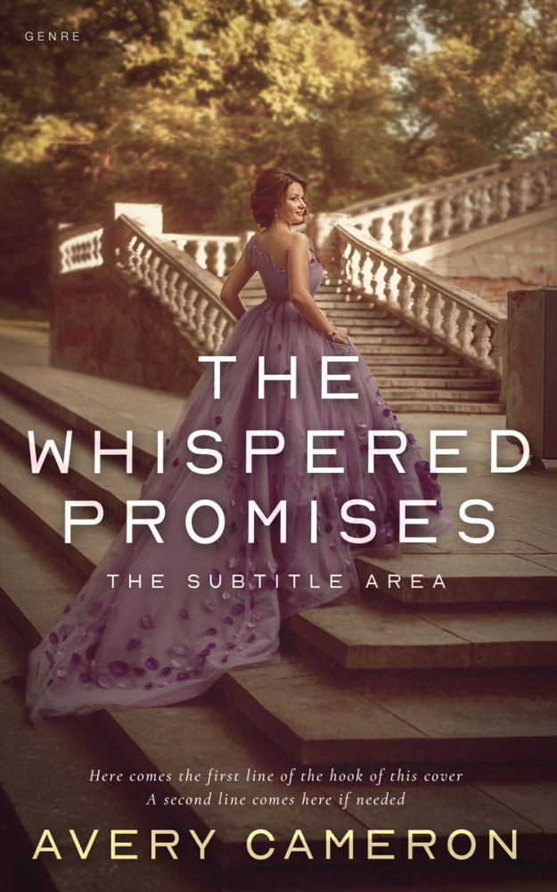 Front view of Millbrook #16811 - Premade Romance Book Cover