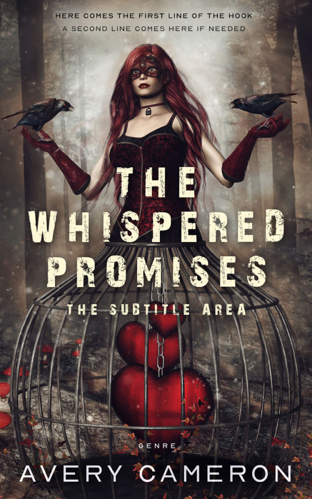 Front view of Masala #16830 - Premade Fantasy Book Cover