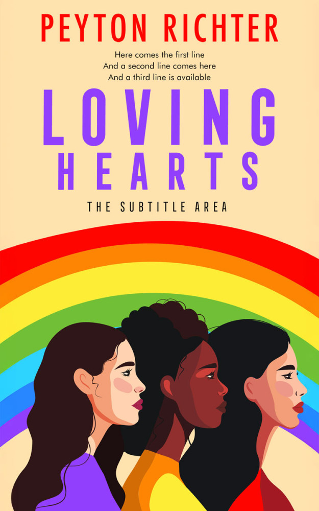 Front view of Peach Yellow #16983 - Premade Self-Improvement & Self-Help Book Cover