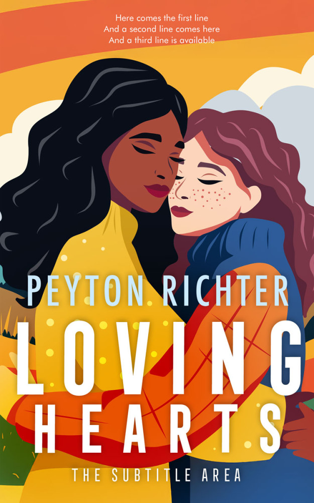 Front view of Mirage #16985 - Premade Romance Book Cover