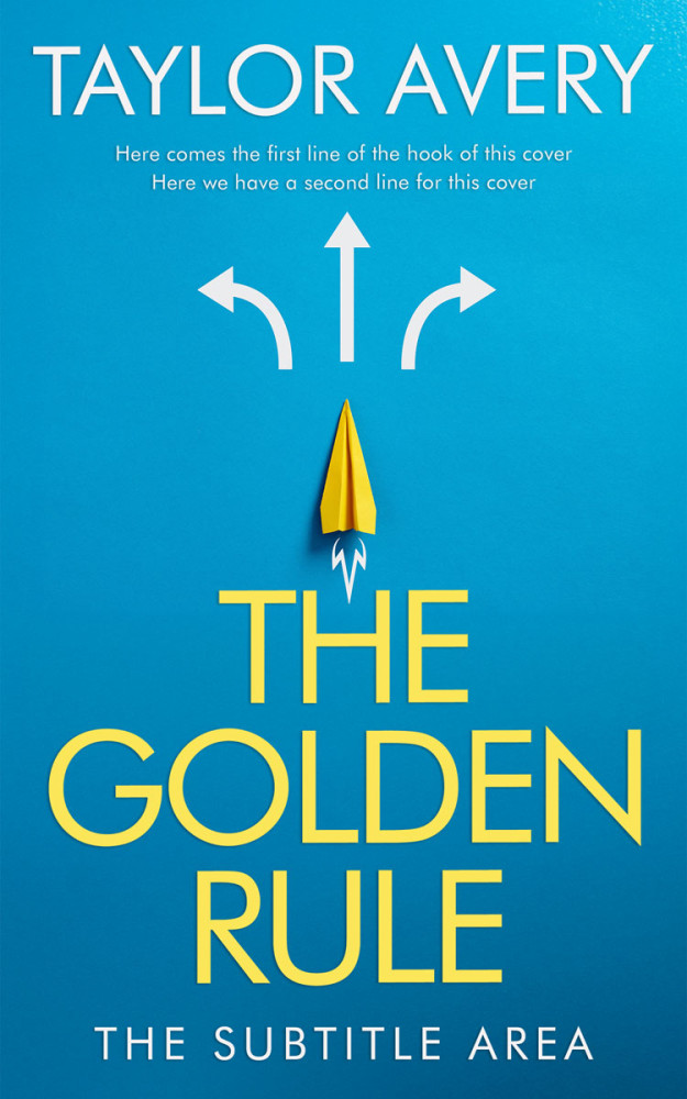 Front view of Bondi Blue #17020 - Premade Self-Improvement & Self-Help Book Cover