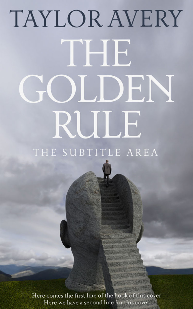 Front view of Bombay #17033 - Premade Literary Fiction Book Cover