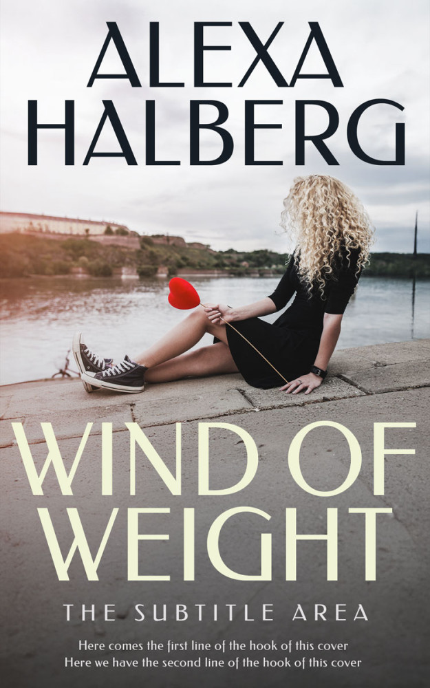 Front view of Cloud #17049 - Premade Literary Fiction Book Cover