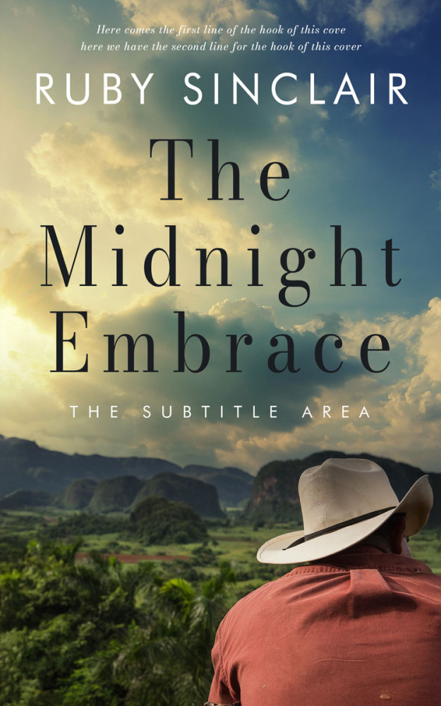 Front view of Nandor #17138 - Premade Western Book Cover