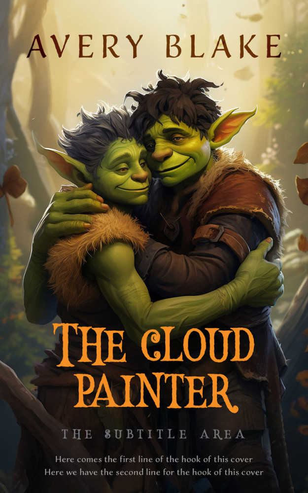 Front view of Straw #17183 - Premade Fantasy Book Cover