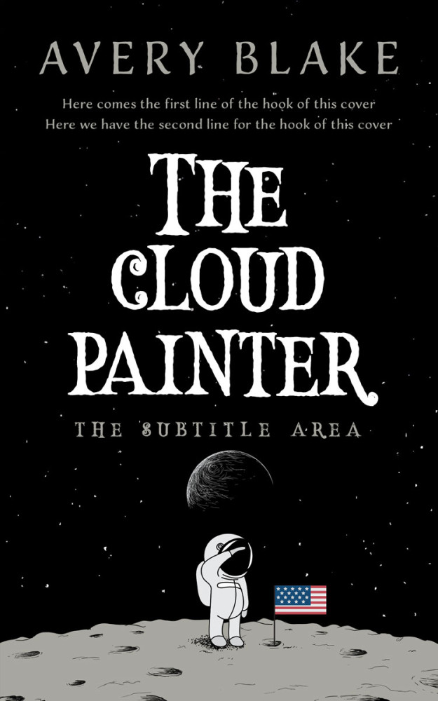 Front view of Delta #17190 - Premade Science Fiction Book Cover