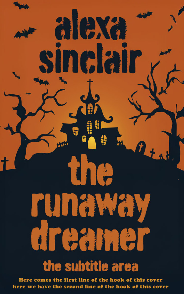 Front view of Piper #17208 - Premade Horror Book Cover