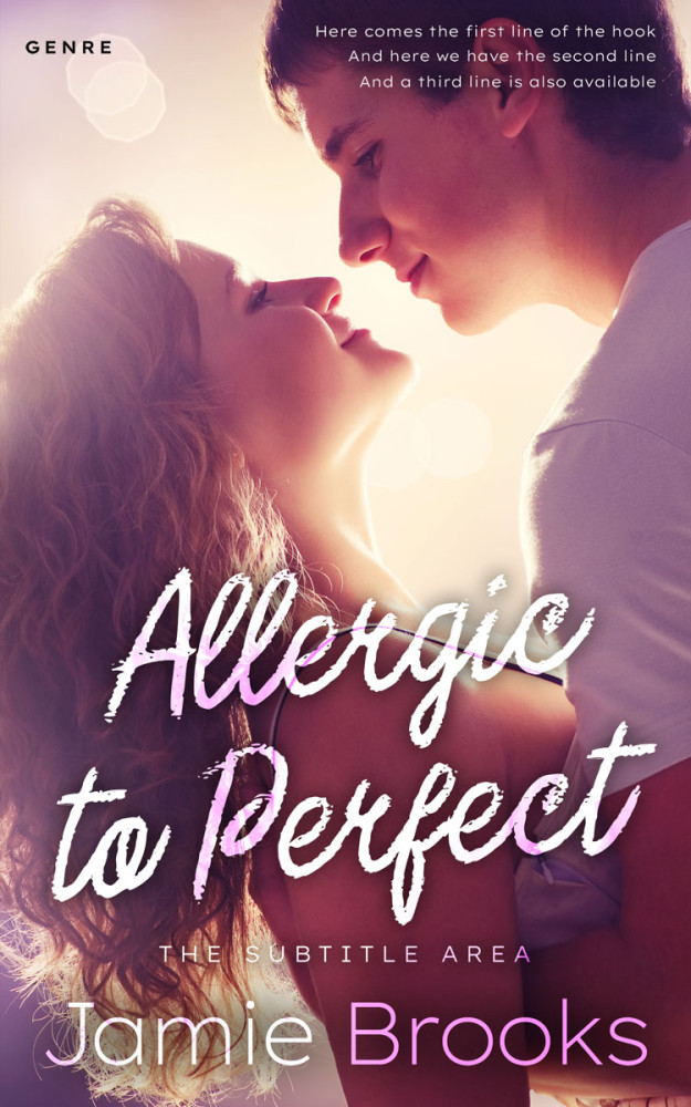 Front view of Cannon Pink #17254 - Premade Romance Book Cover