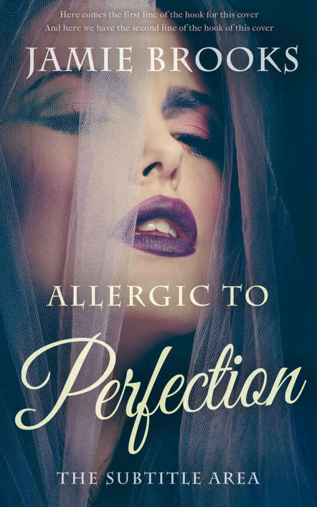 Front view of Blue Dianne #17280 - Premade Mystery & Thriller & Suspense Book Cover