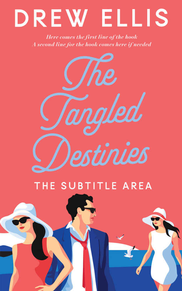 Front view of Carnation #17294 - Premade Mystery & Thriller & Suspense Book Cover