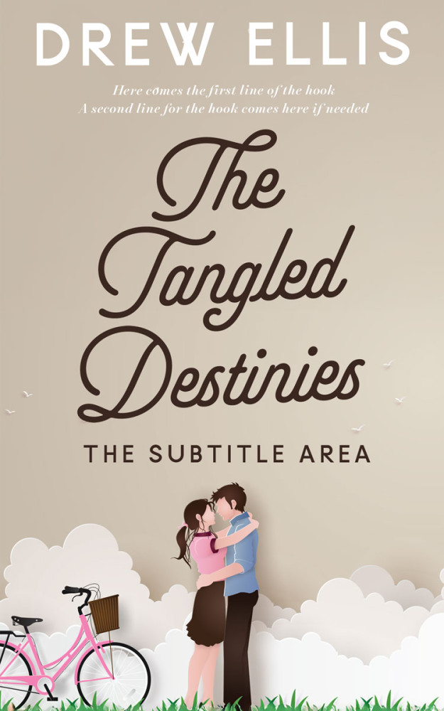 Front view of Sisal #17295 - Premade Romance Book Cover