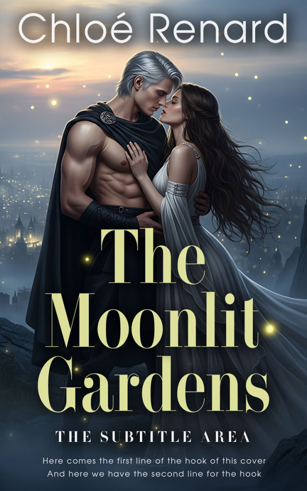 Front view of Shark #17314 - Premade Romance Book Cover