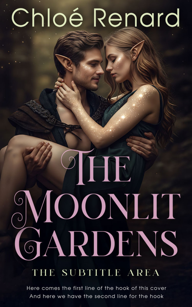 Front view of Cod Gray #17315 - Premade Romance Book Cover