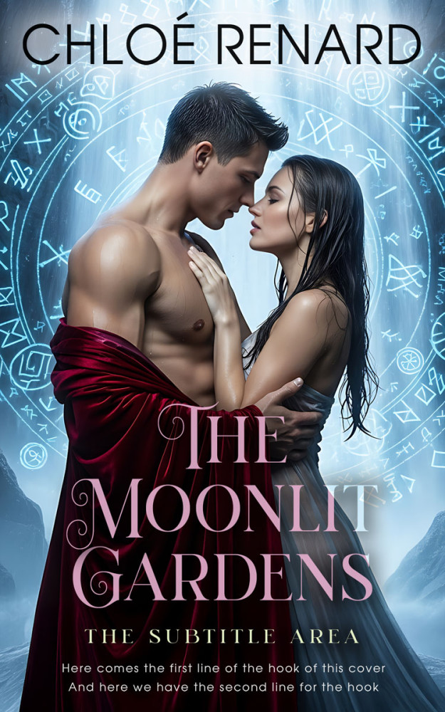 Front view of Shark #17316 - Premade Romance Book Cover