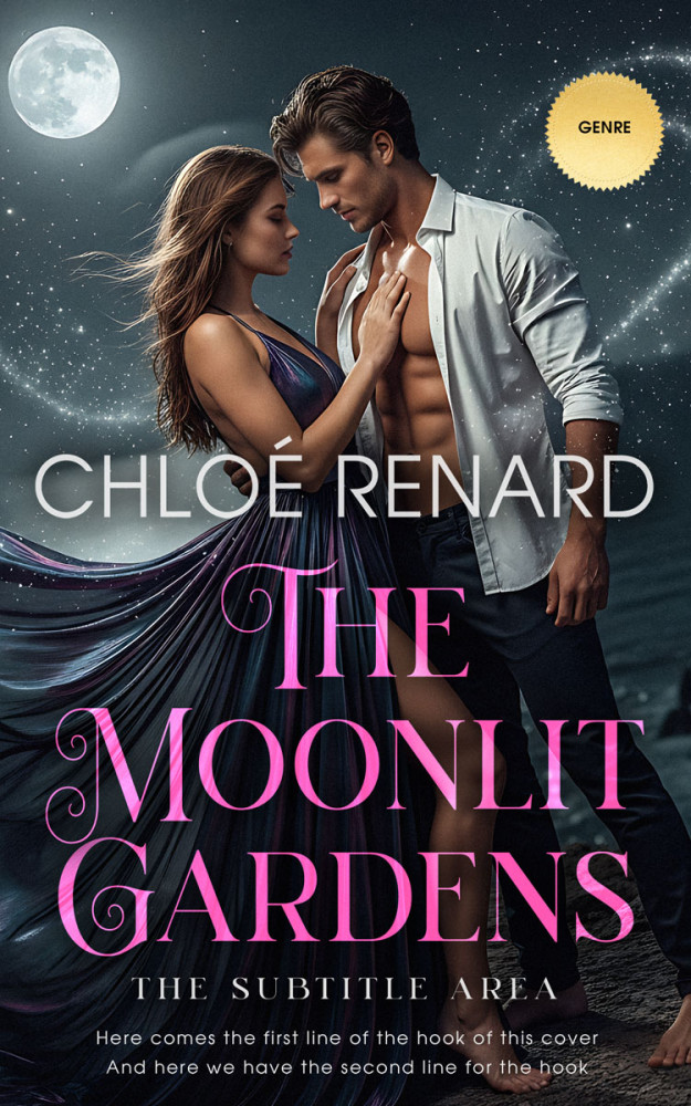 Front view of Shark #17326 - Premade Romance Book Cover