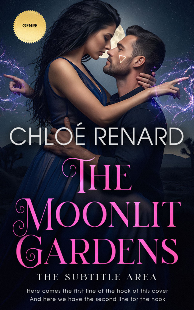 Front view of Vulcan #17329 - Premade Romance Book Cover