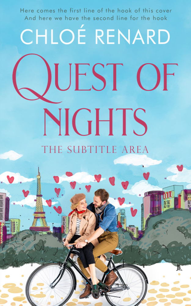 Front view of Morning Glory #17340 - Premade Romance Book Cover