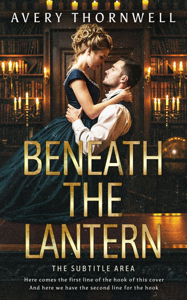 Front view of Tan #17362 - Premade Historical Book Cover