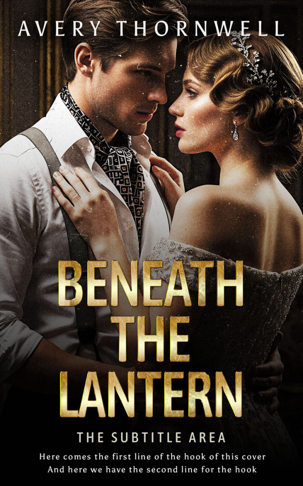 Front view of Rodeo Dust #17366 - Premade Romance Book Cover