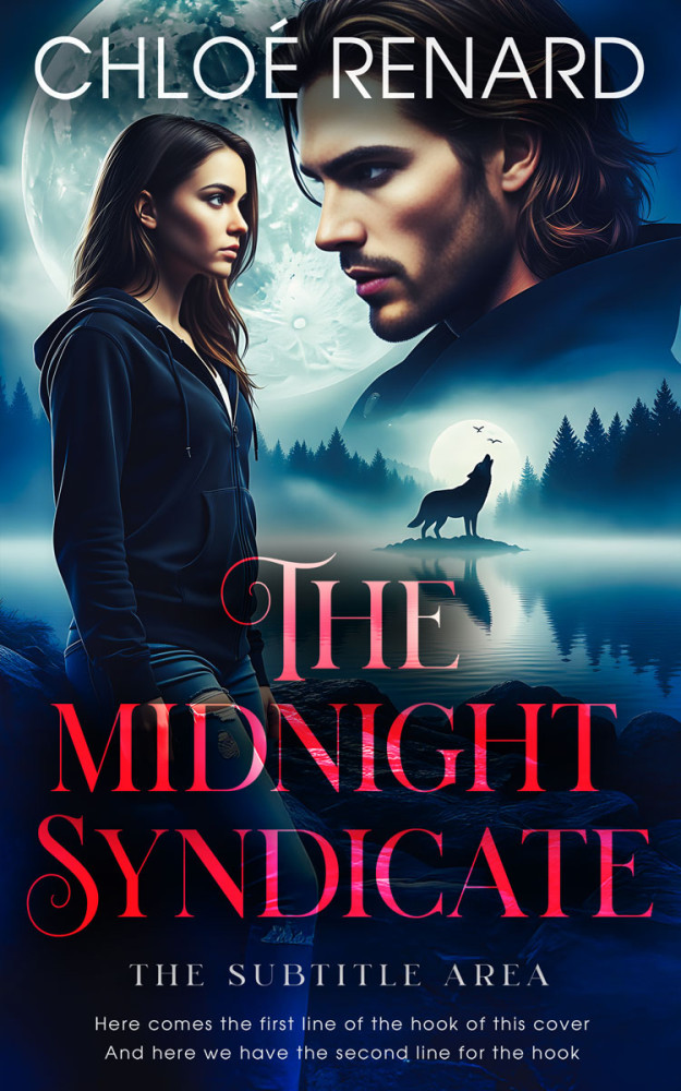 Front view of Clam Shell #17465 - Premade Paranormal & Urban Book Cover