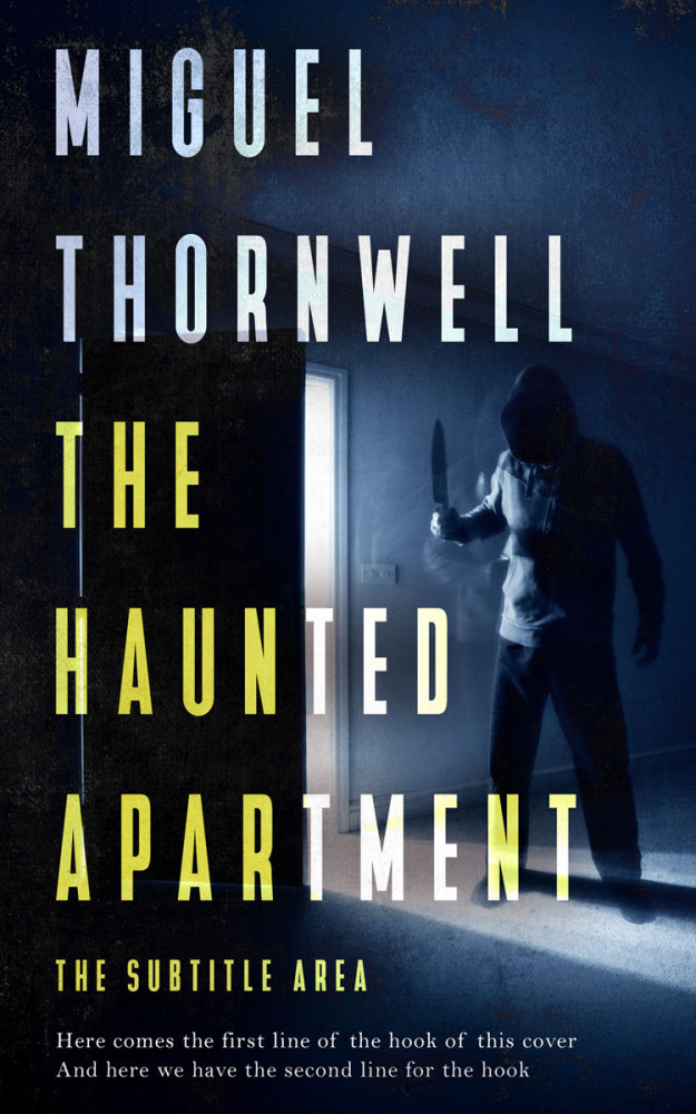 Front view of Ebony #17468 - Premade Mystery & Thriller & Suspense Book Cover