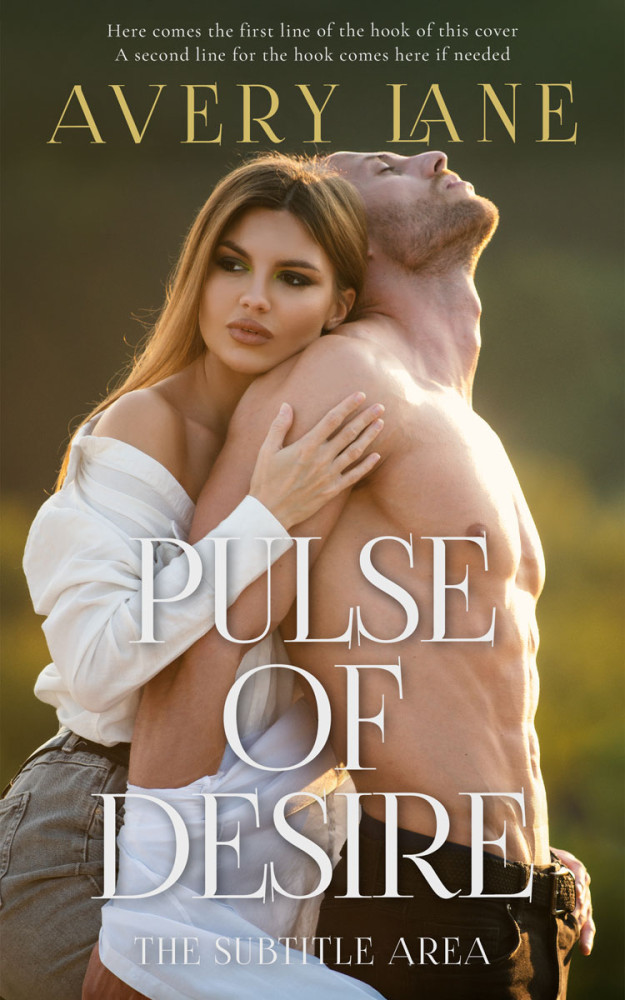 Front view of Millbrook #17501 - Premade Romance Book Cover