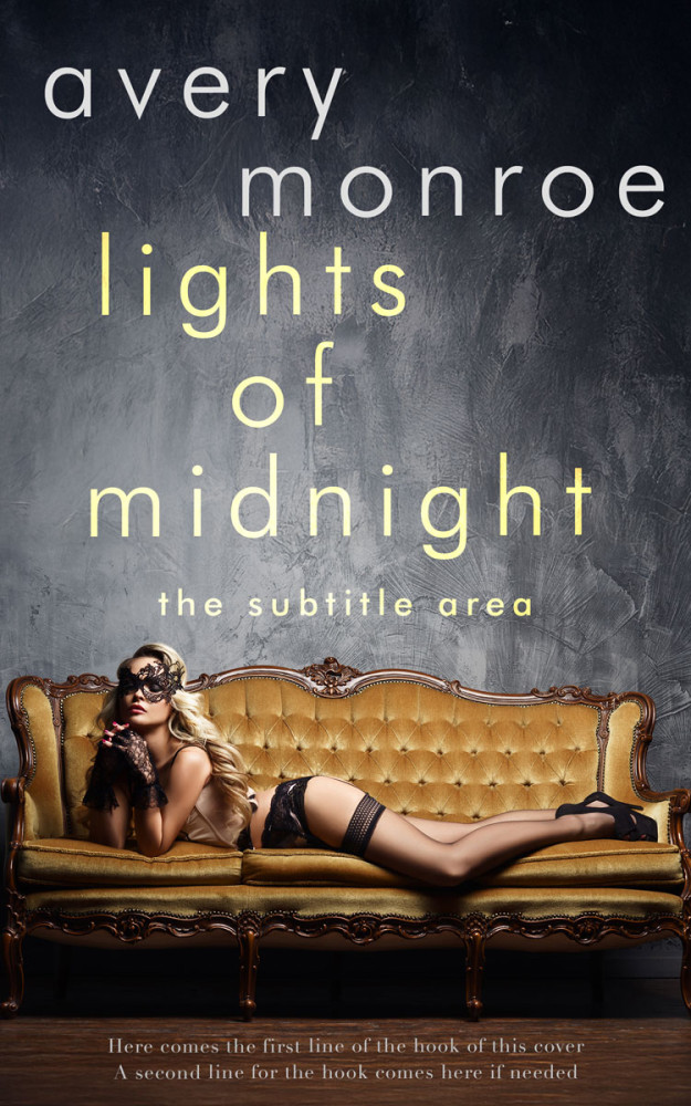 Front view of Thunder #17553 - Premade Erotica Book Cover