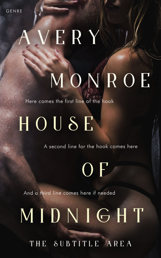 Front view of Cocoa Brown #17579 - Premade Erotica Book Cover | BookCoverZone*