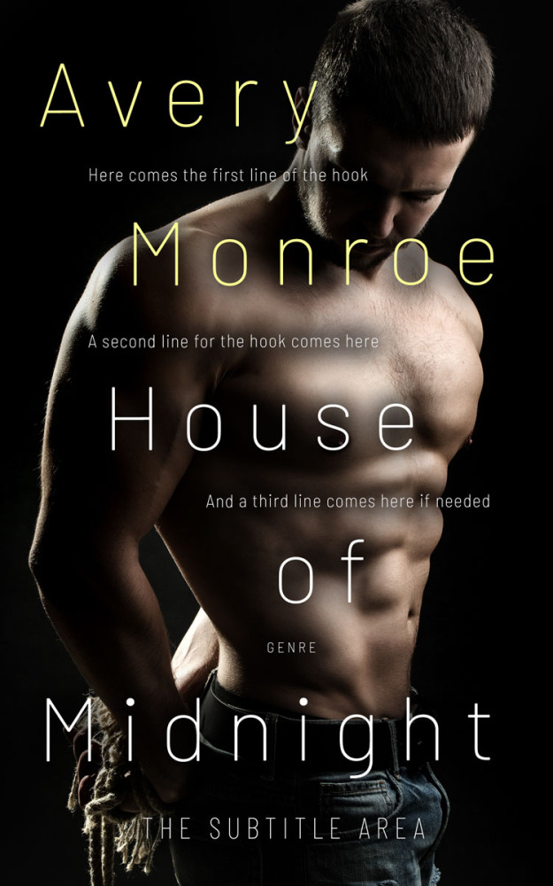 Front view of Heathered Gray #17585 - Premade Erotica Book Cover | BookCoverZone*