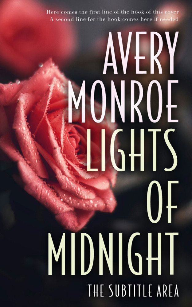 Front view of Petite Orchid #17611 - Premade Mystery & Thriller & Suspense Book Cover | BookCoverZone*