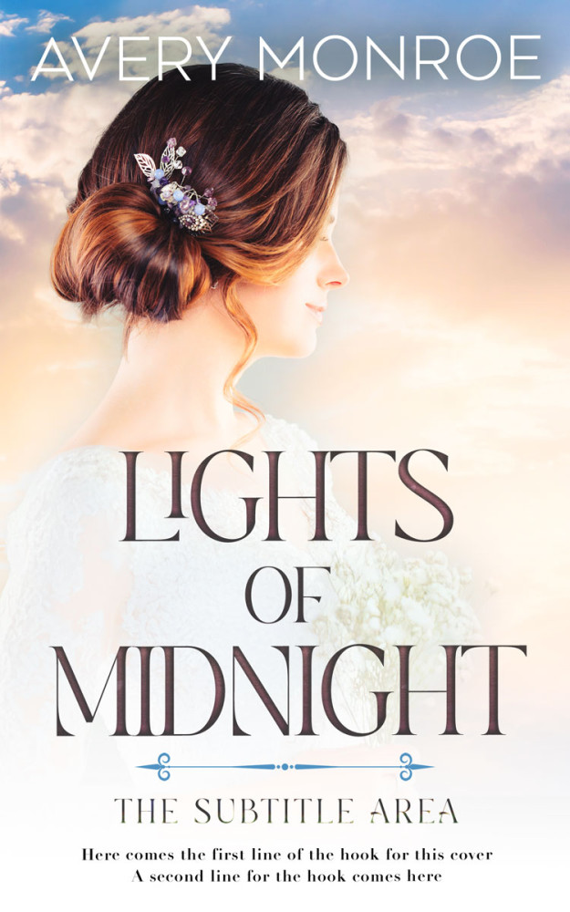 Front view of Dawn Pink #17624 - Premade Romance Book Cover