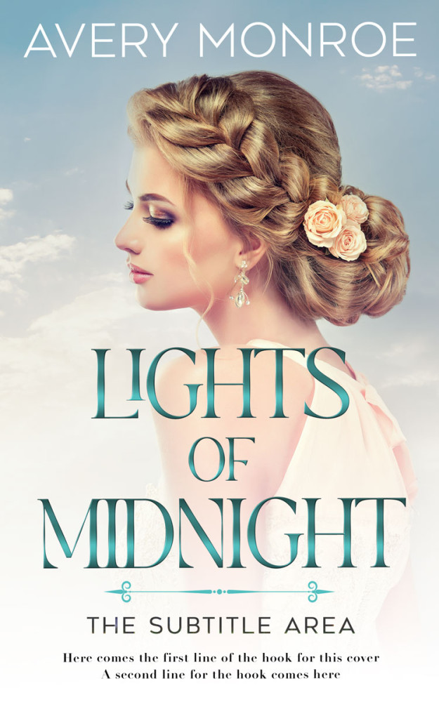 Front view of Quill Gray #17625 - Premade Romance Book Cover