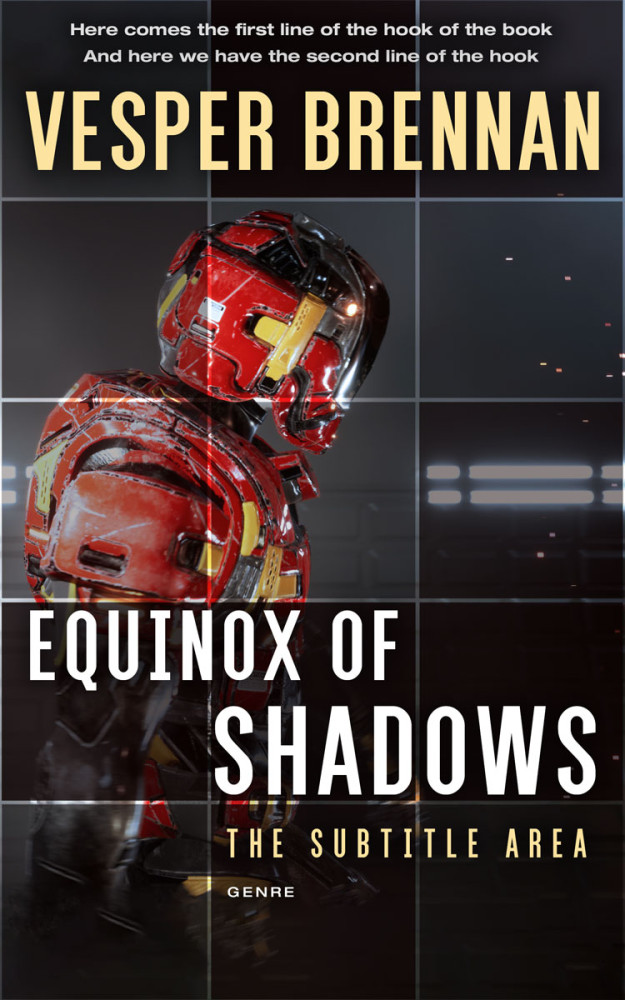 Front view of Thunder #20012 - Premade Science Fiction Book Cover