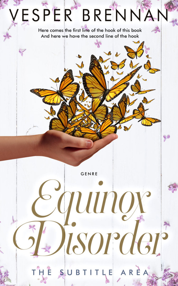 Front view of Athens Gray #20026 - Premade Romance Book Cover