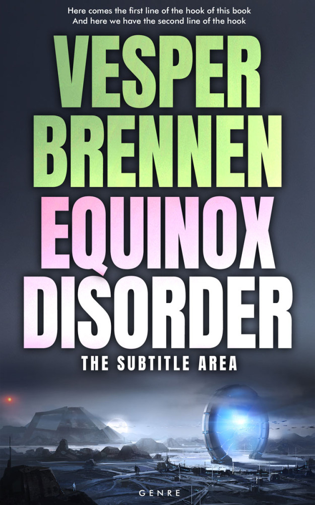 Front view of Tana #20061 - Premade Apocalyptica Book Cover